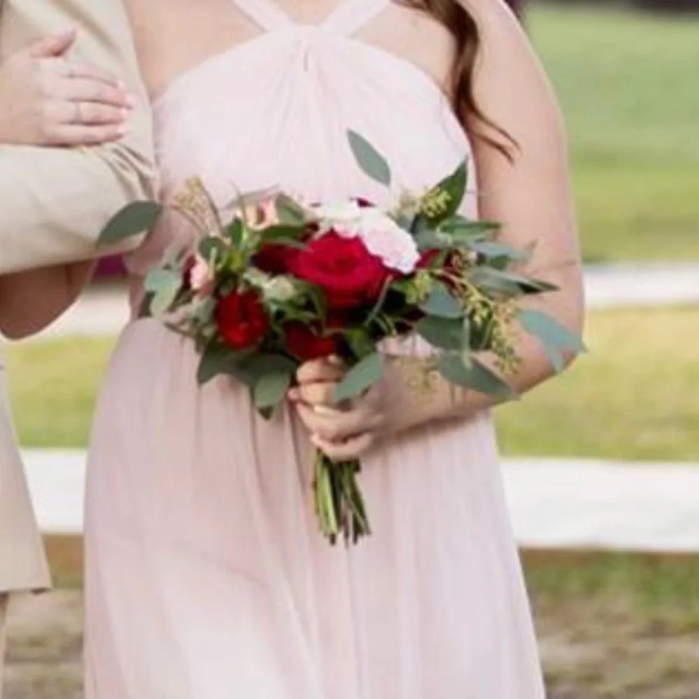 David’s Bridal Blush Dress - Picture 3 of 4